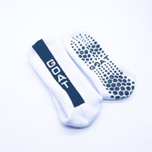 Load image into Gallery viewer, 🐐 GOAT | Grip Socks | White. Individual Pairs S , M , L
